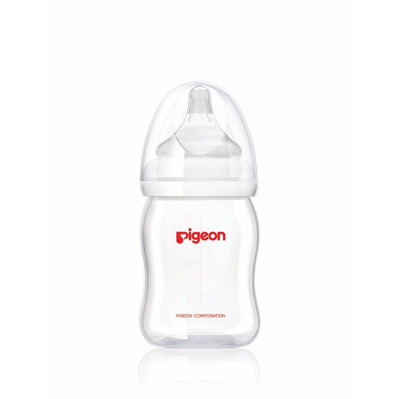 PIGEON Softouch P-Plus Wide Neck PP Nursing Bottle (160ml/240ml/330ml) | Isetan KL Online Store
