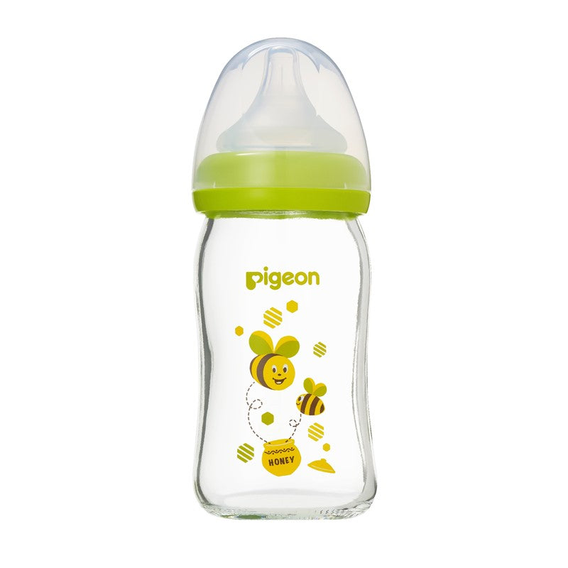 PIGEON Softouch P-Plus Wide Neck Printed Glass (160ml/240ml) | Isetan KL Online Store