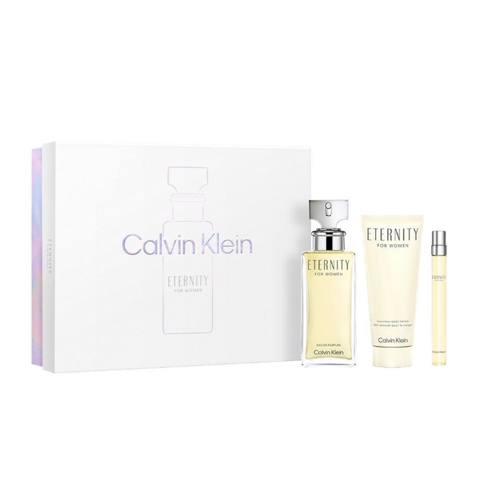 CALVIN KLEIN Spring Gift Set 24: CK Eternity for Woman EDP 100ml (3pcs) | Isetan KL Online Store