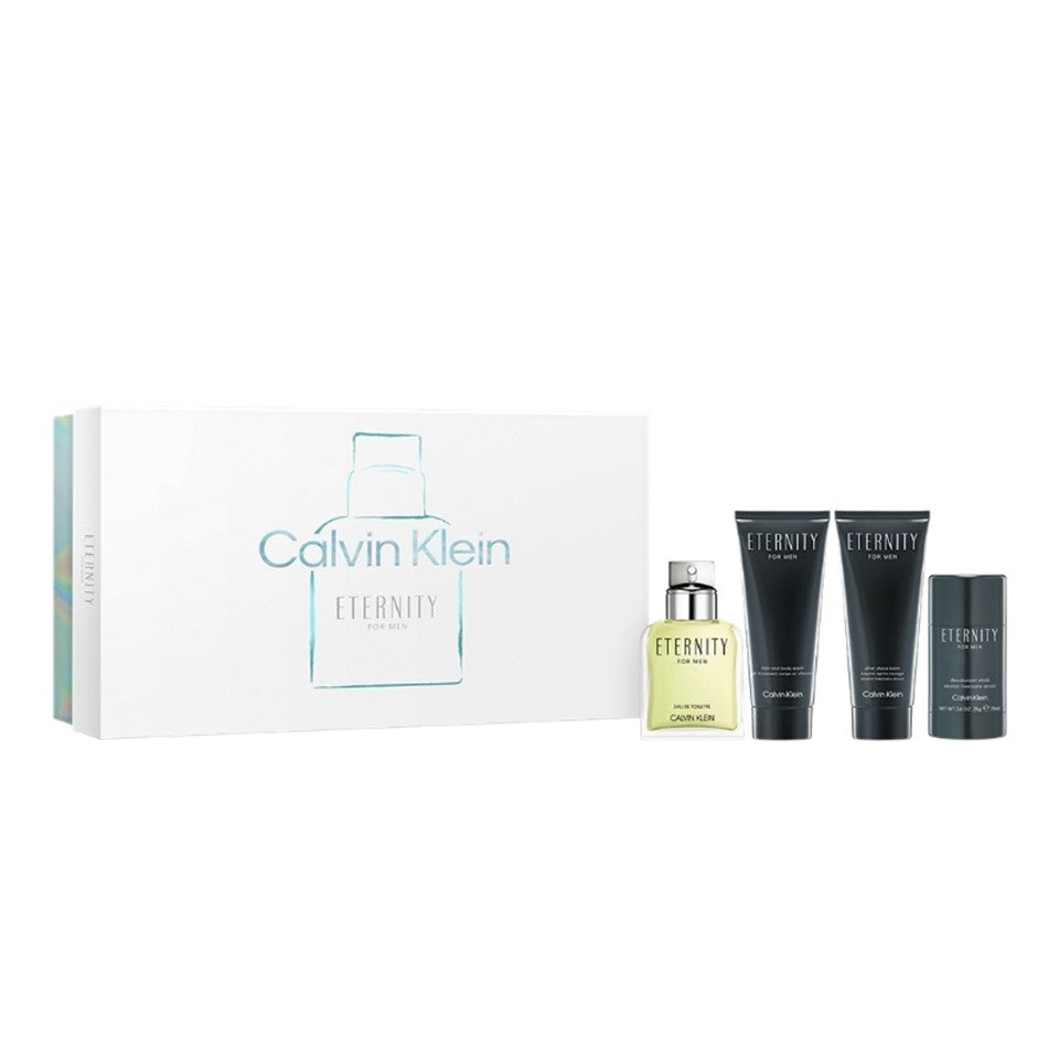 CALVIN KLEIN Spring Gift Set 24 : Eternity For Men EDT 100ml (4pcs) | Isetan KL Online Store