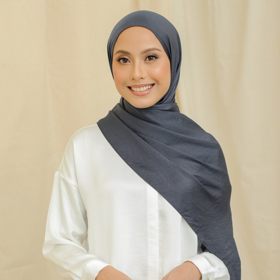 PUTRI N REX Petal Satin Hijab | Isetan KL Online Store