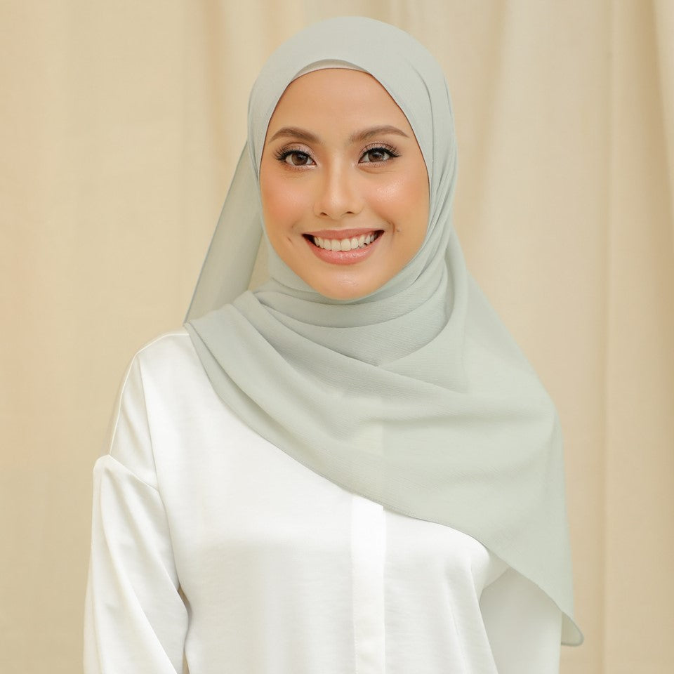 PUTRI N REX Rintik Textured Chiffon Hijab | Isetan KL Online Store