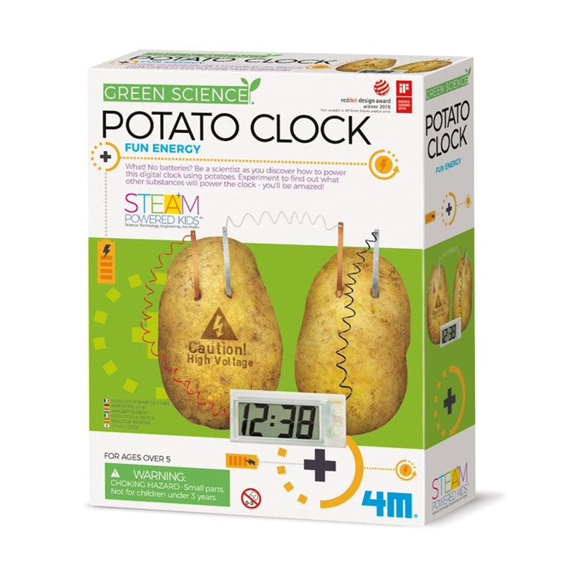 4M Green Science Potato Clock | Isetan KL Online Store