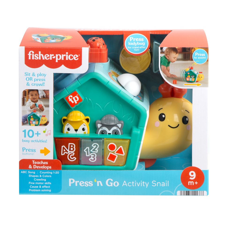 FISHER-PRICE HNH87 Infant 2-in-1 Crawl-After Snail Pal | Isetan KL Online Store