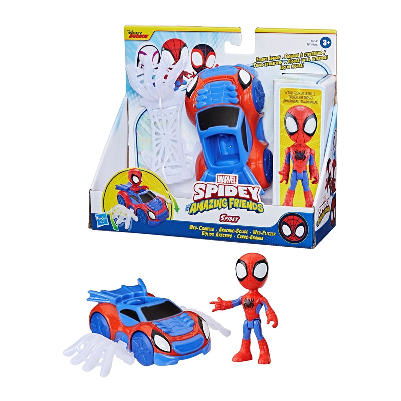 F6776 Spidey and His Amazing Friends Vehicle Figure Set (Assorted)