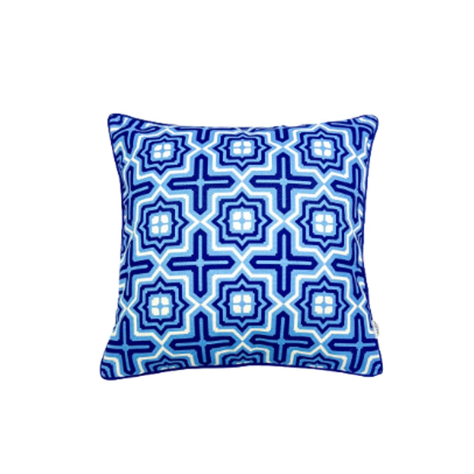 BEAR & ORION Charlotte Jute Cushion Cover (Navy Blue) | Isetan KL Online Store