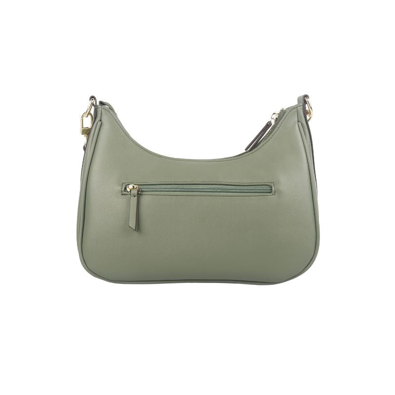 ELLE Ava Medium Hobo Bag (Dusty Green ) | Isetan KL Online Store