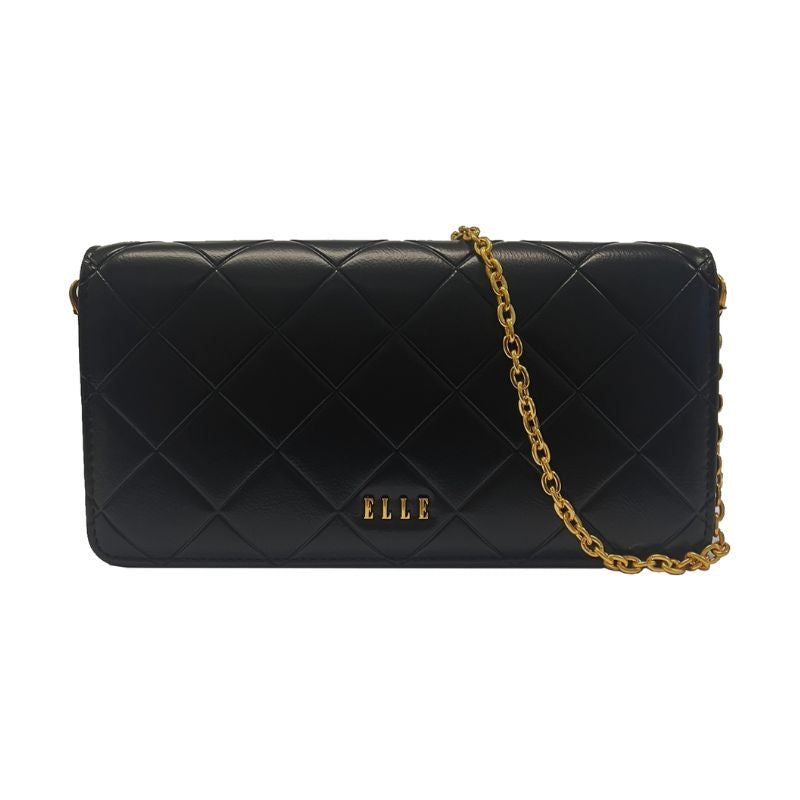 ELLE Joelle Clutch Wallet (Black) | Isetan KL Online Store
