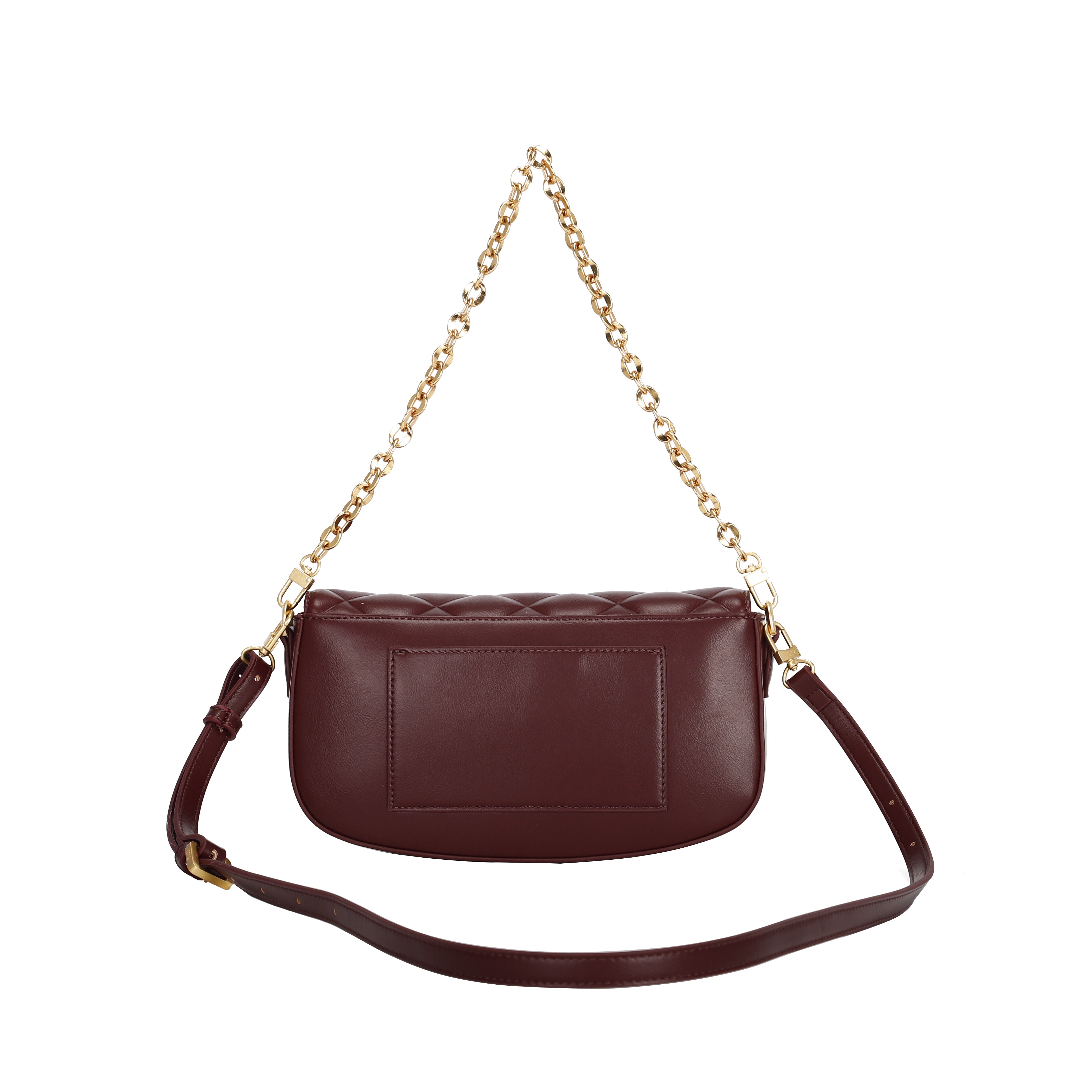 ELLE Joelle shoulder Bag (Maroon) | Isetan KL Online Store