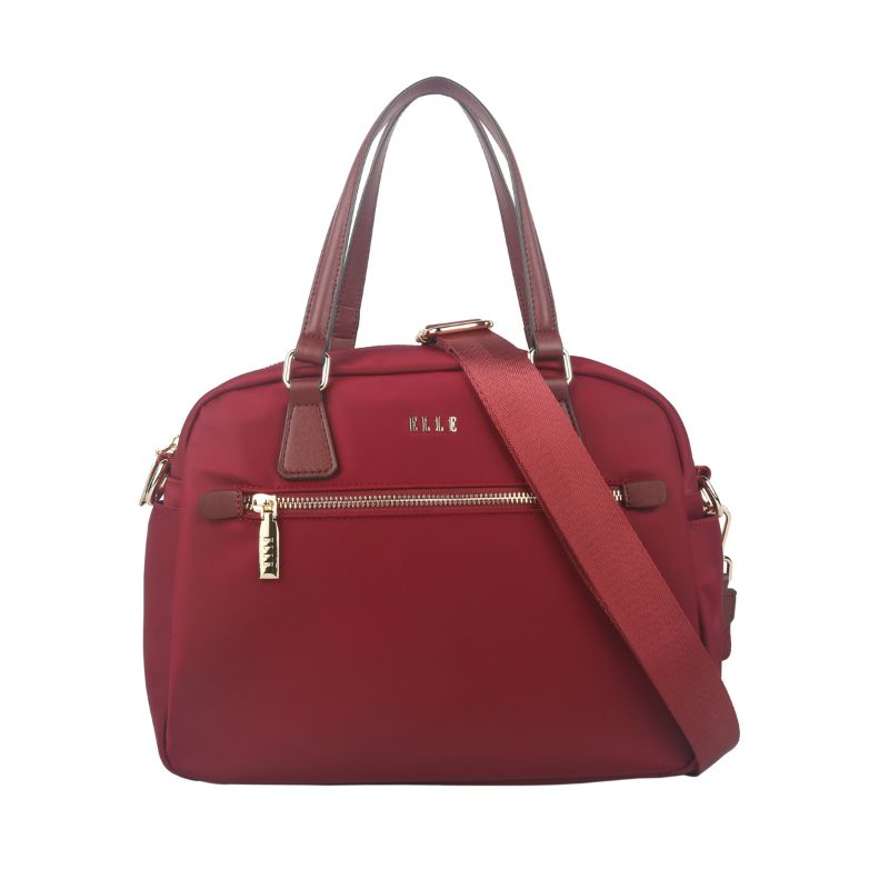 ELLE Leona Shoulder Bag (Maroon) | Isetan KL Online Store