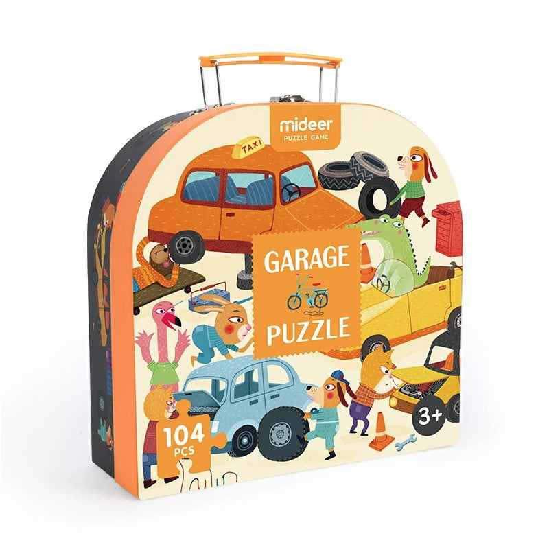 MIDEER Busy Garage Puzzle | Isetan KL Online Store