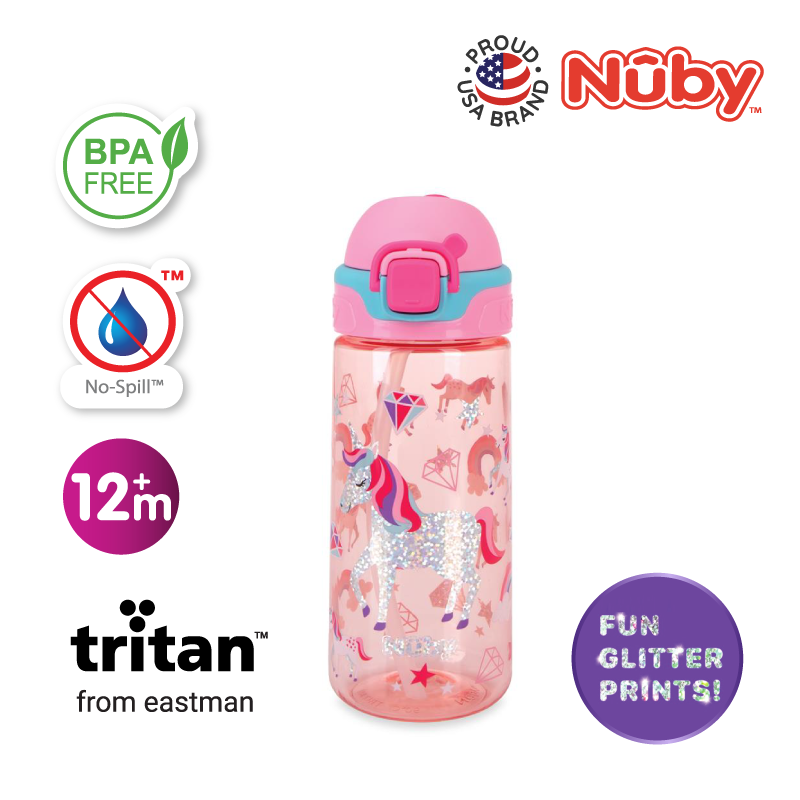 NUBY NB10774 Tritan Flip-it Bolt Cup Assorted (540ml/18oz) | Isetan KL Online Store