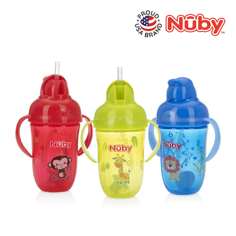 NUBY NB52002 Flip-it Handle Cup Assorted (270ml/9oz) | Isetan KL Online Store