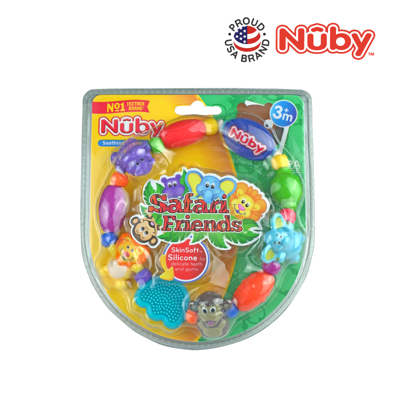 NUBY NB650 Safari Loop Teether Necklace | Isetan KL Online Store