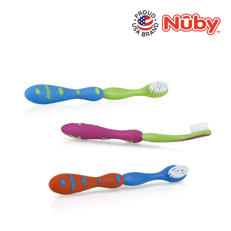 NUBY NB766 Toothbrush with Bristles Assorted (1pc) | Isetan KL Online Store