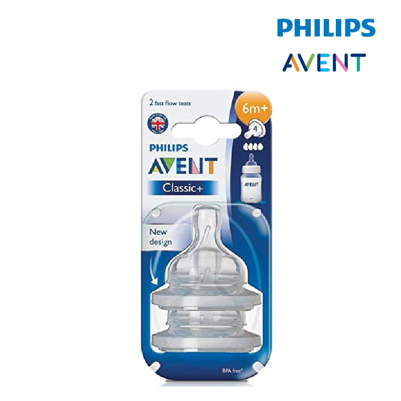 PHILIPS AVENT Silicone Teats - 2pcs/pack | Isetan KL Online Store