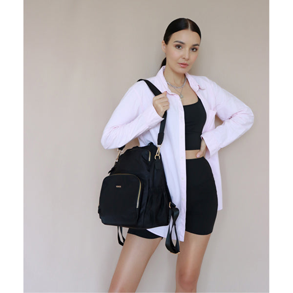 VENUS Carine Nylon Backpack (Black) | Isetan KL Online Store