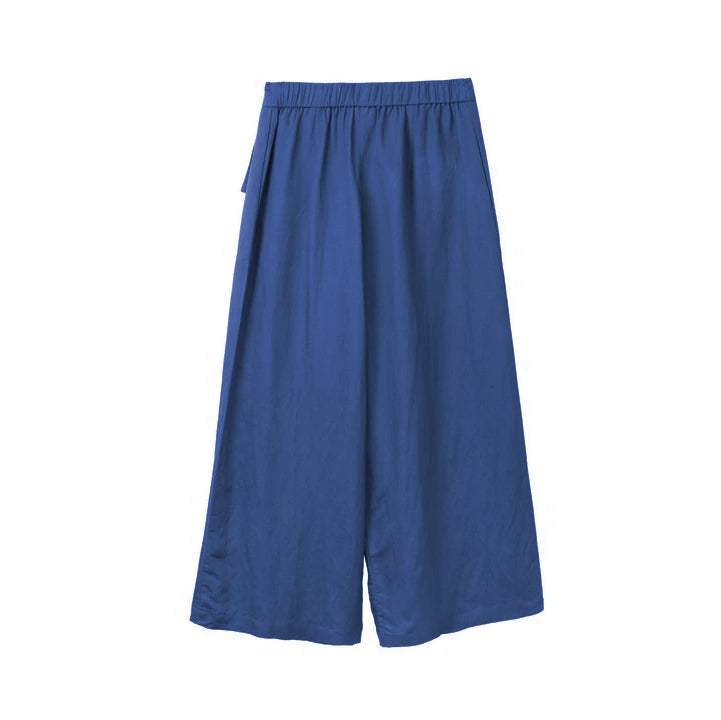 CICADA Front-wrapped Long Pants (Blue) | Isetan KL Online Store