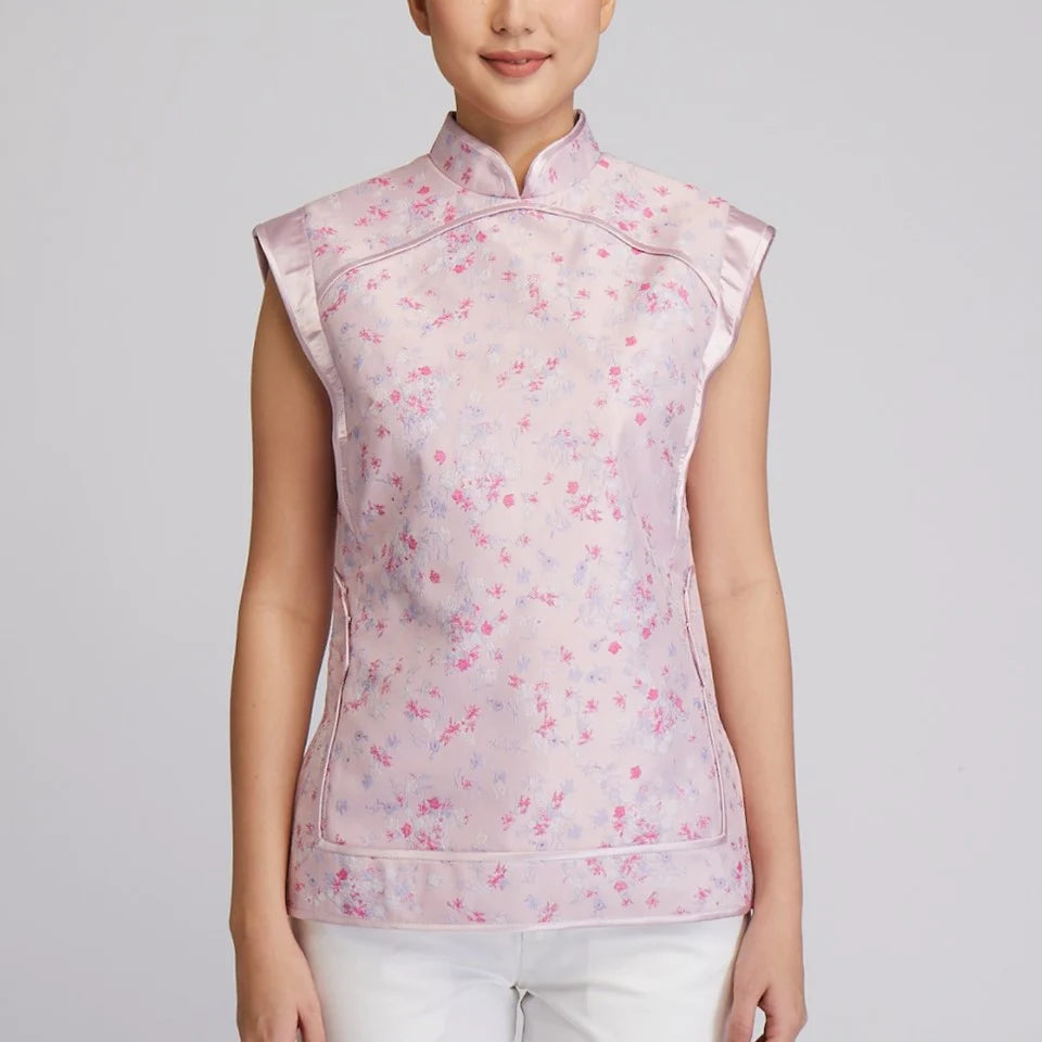 CULTIVATION Brocade Sleeveless Blouse (Pink) | Isetan KL Online Store