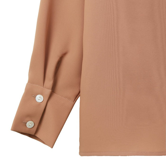 CULTIVATION Round-neck Blouse with Long Sleeves (Orange) | Isetan KL Online Store