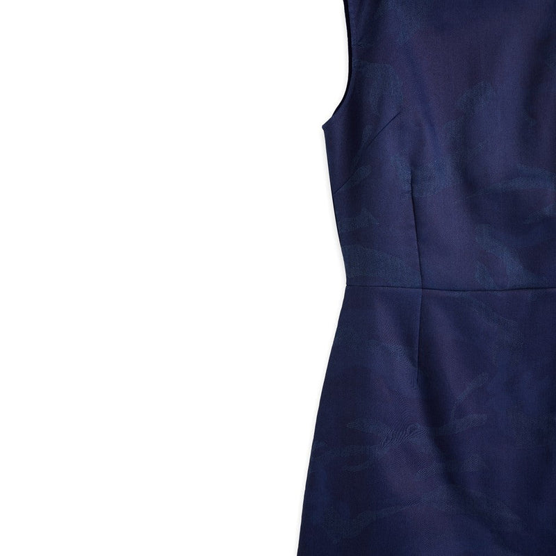 CULTIVATION Sleeveless Fit & Flare Dress (Blue) | Isetan KL Online Store
