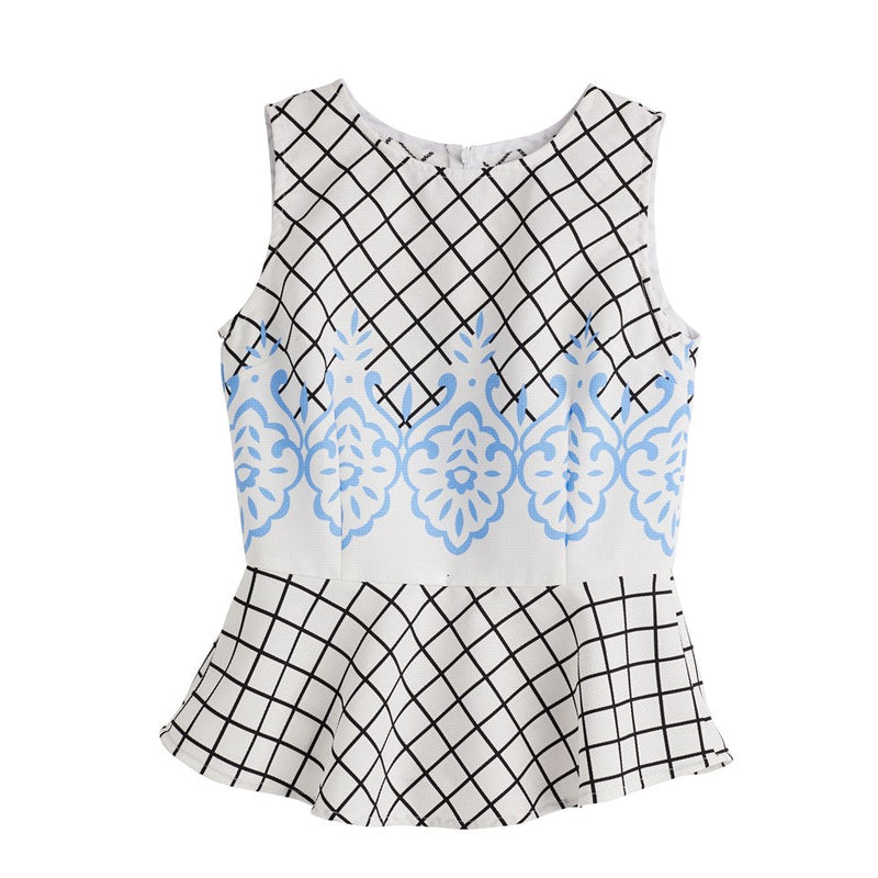 CULTIVATION Sleeveless Fit & Flare Top (Print) | Isetan KL Online Store