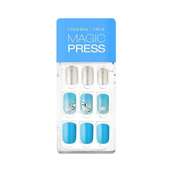 DASHING DIVA Magic Press Mani Blue Lagoon MDR424 | Isetan KL Online Store
