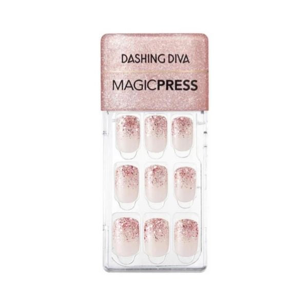 DASHING DIVA Magic Press Mani Pink Gold MDR732 | Isetan KL Online Store