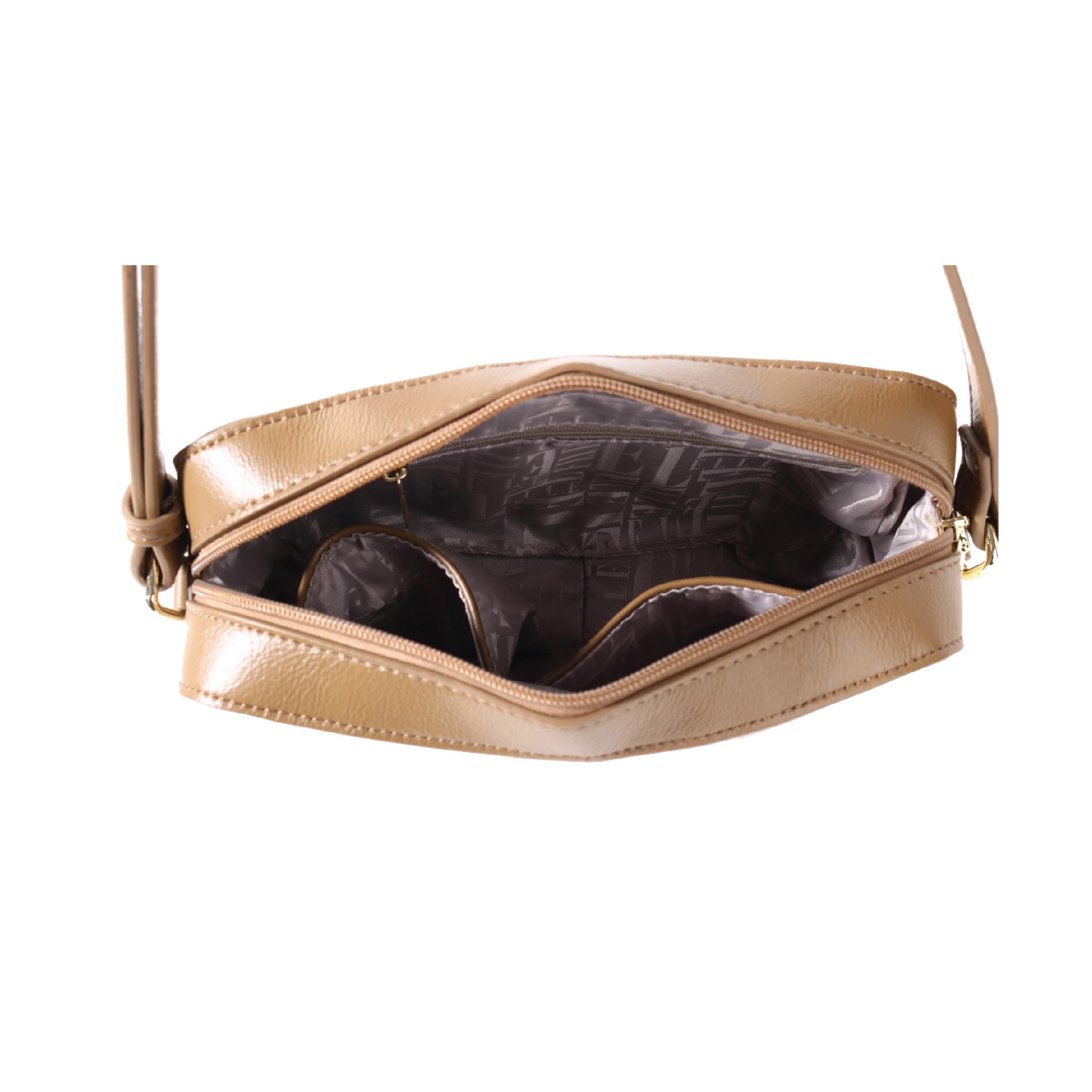 ELLE ELLE Cammi Camera bag in Smoked in Taupe | Isetan KL Online Store