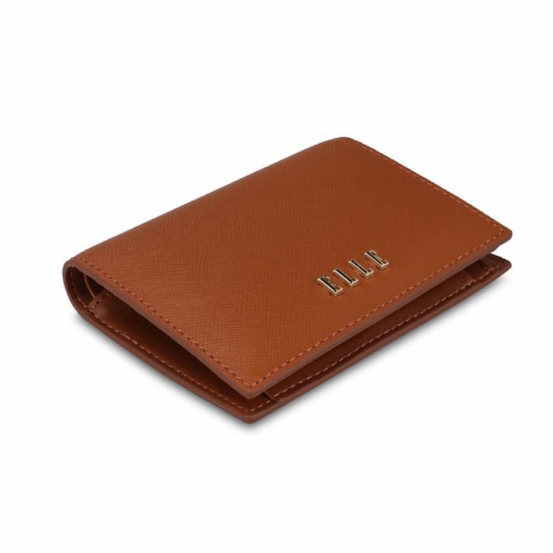 ELLE Ivy Dual Fold wallet in Brown | Isetan KL Online Store