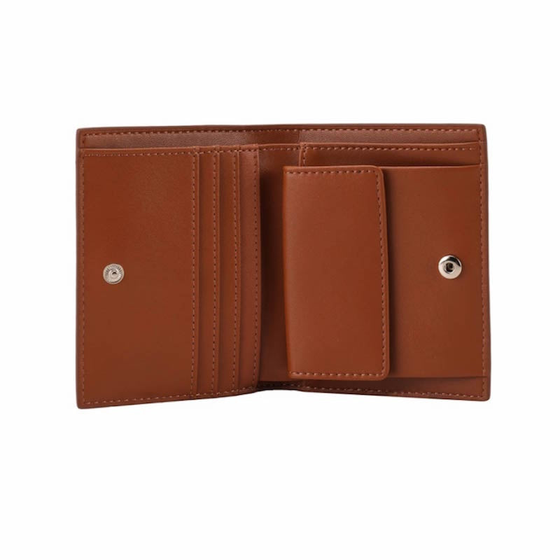 ELLE Ivy Dual Fold wallet in Brown | Isetan KL Online Store