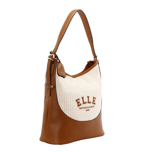 ELLE KENDRA Hobo bag in Brown | Isetan KL Online Store