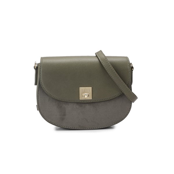 ELLE Shanice Saddle Bag (Military Green) | Isetan KL Online Store
