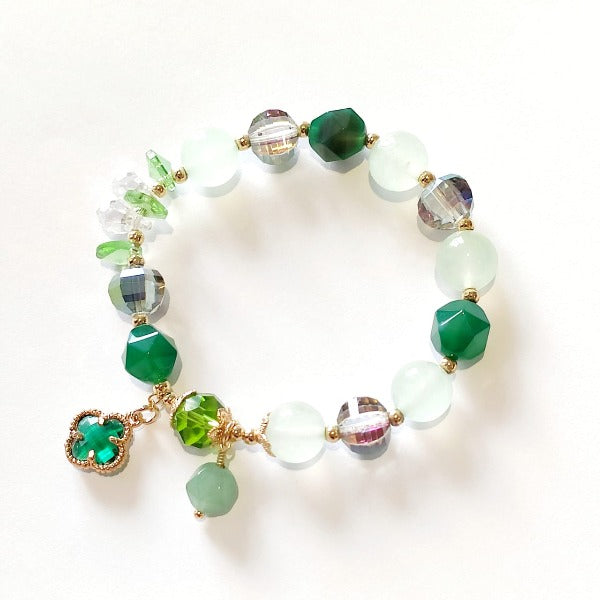 ER BY ERVY Natural Gemstone Green Aventurine Bracelet | Isetan KL Online Store