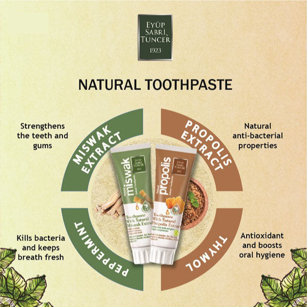 EYUP SABRI TUNCER Extract Toothpaste - Natural Propolis 75ml | Isetan KL Online Store