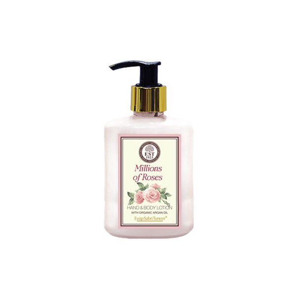 EYUP SABRI TUNCER Hand & Body Lotion Organic Argan Oil - Millions of Roses 250ml | Isetan KL Online Store