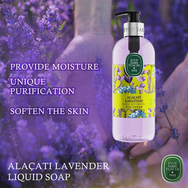 EYUP SABRI TUNCER Natural Olive Oil Liquid Soap - Lavender 500ml | Isetan KL Online Store