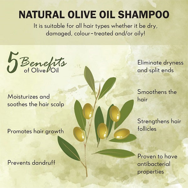 EYUP SABRI TUNCER Shampoo Natural - Olive Oil 600ml | Isetan KL Online Store