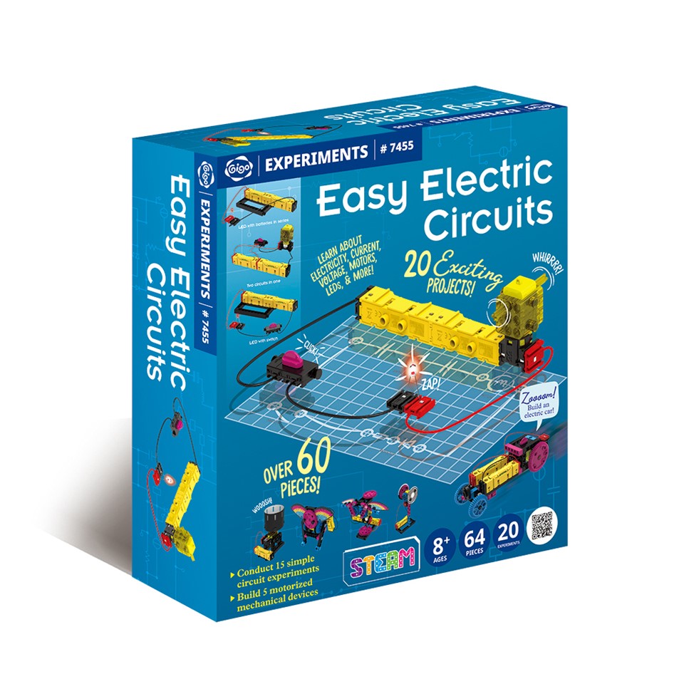 GIGO Experiments - Easy Electric Circuits (64pcs) | Isetan KL Online Store