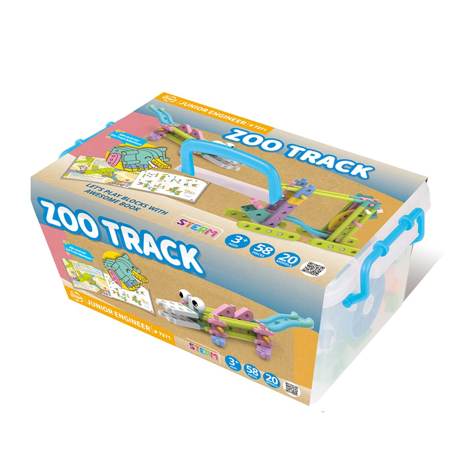 GIGO Junior Engineer - Zoo Track (58pcs) | Isetan KL Online Store