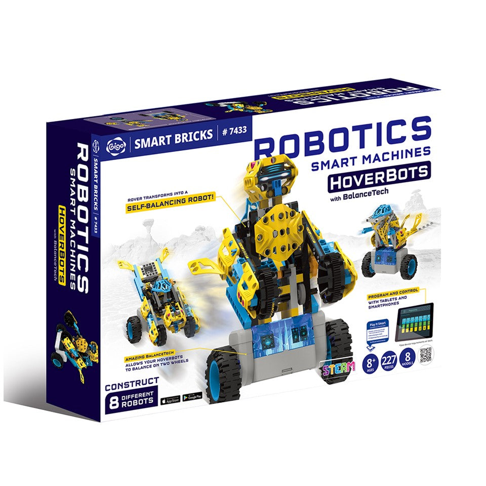 GIGO Smart Bricks - Robotics Smart Machine Hoverbots (227pcs) | Isetan KL Online Store