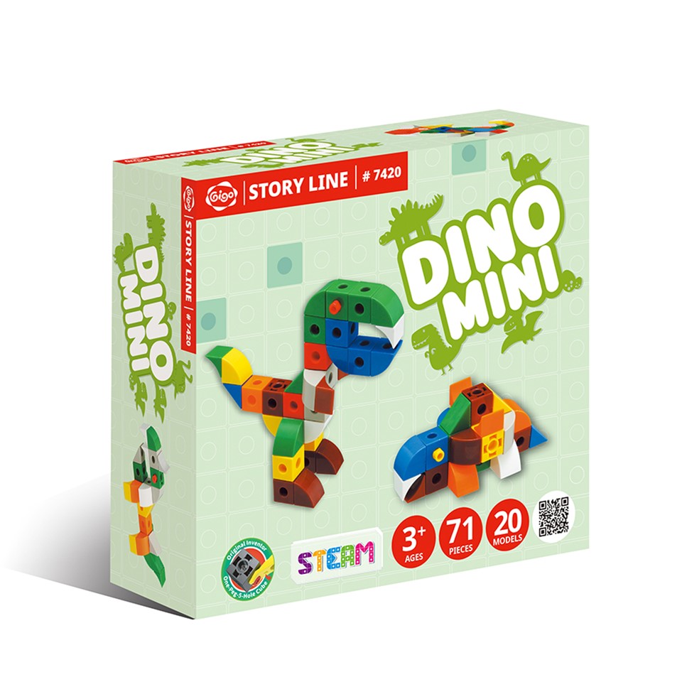 GIGO Story Line - Dino Mini (71pcs) | Isetan KL Online Store