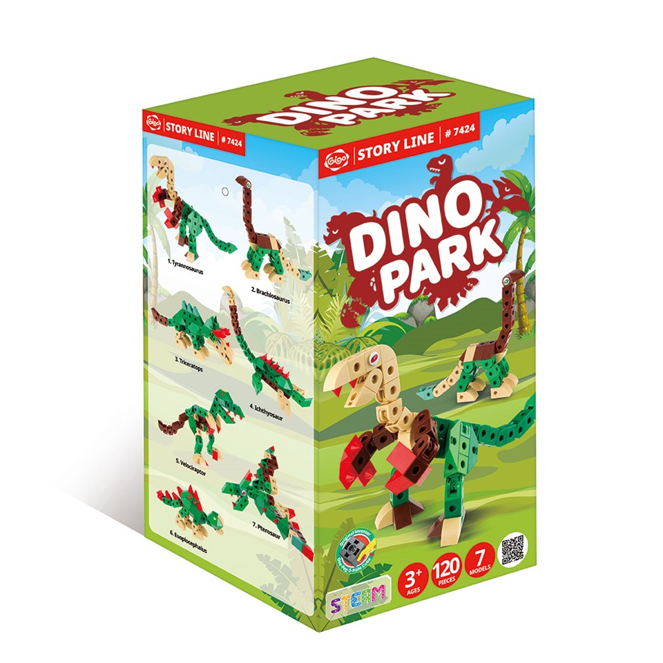 GIGO Story Line - Dino Park (120pcs) | Isetan KL Online Store