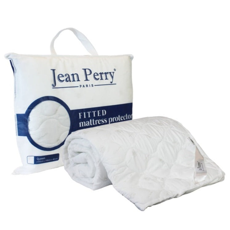 JEAN PERRY Jean Perry FITTED Mattress Protector (30cm Mattress Height) | Isetan KL Online Store