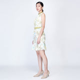 KHOON HOOI x CULTIVATION Belted Flounce Dress (Green) | Isetan KL Online Store