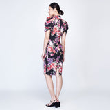 KHOON HOOI x CULTIVATION Fitted Dress With Detachable Cape (Black) | Isetan KL Online Store