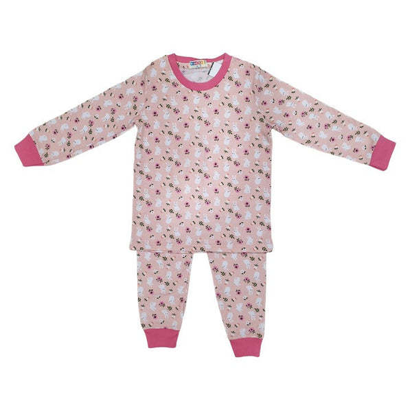 KIDS & CO. Pyjamas (Flower Rabbit Pink) | Isetan KL Online Store