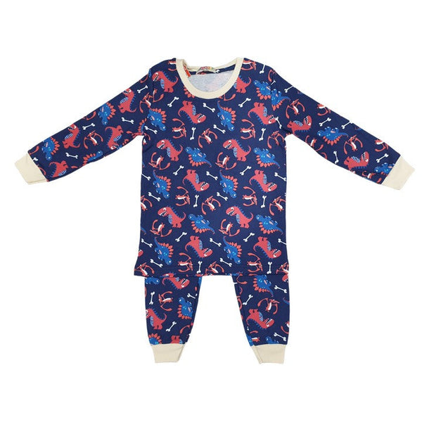 KIDS & CO. Pyjamas (Navy Blue Dinosaur) | Isetan KL Online Store