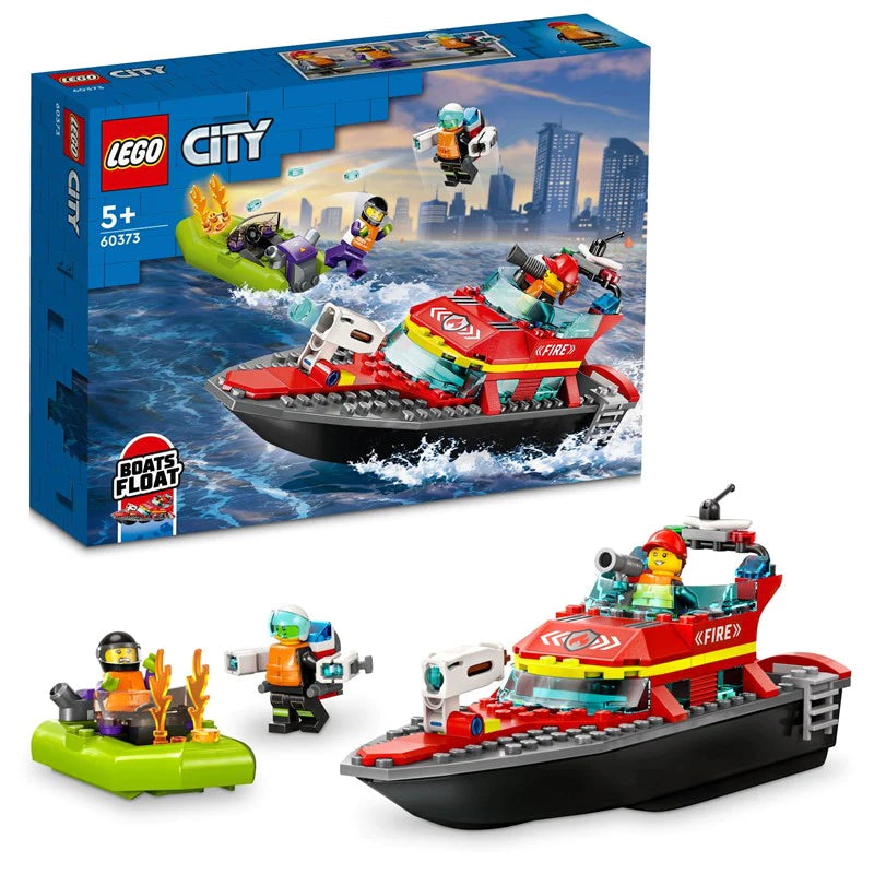 LEGO 60373 Fire Rescue Boat | Isetan KL Online Store