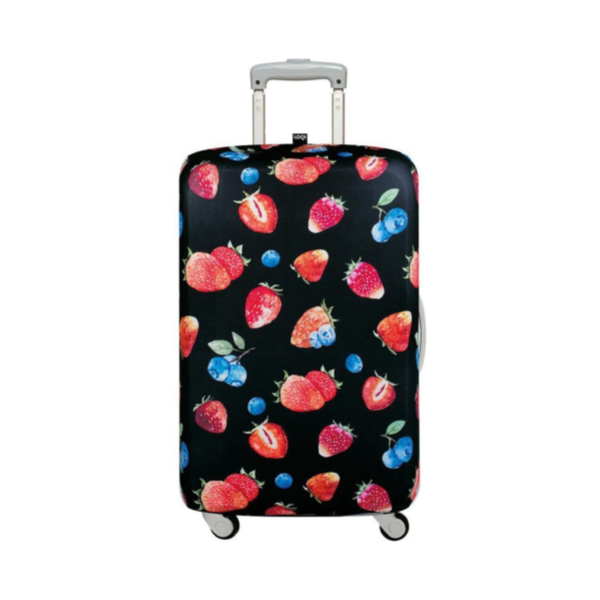 LOQI Suitcase Cover (Juicy Strawberries) | Isetan KL Online Store